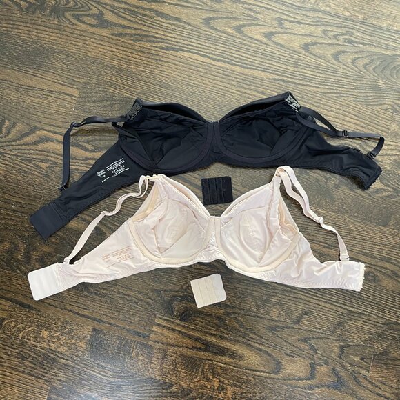 Nursing & Pumping Bra Set Size 36B - Simple Wishes - nude & black - Picture 9 of 15